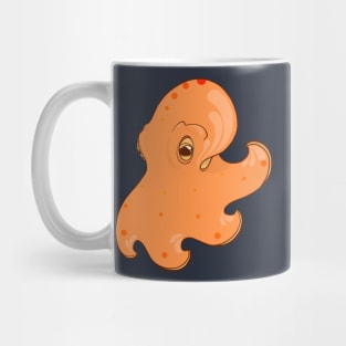 Orange Baby Octopus Mug